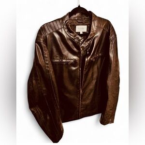 Sonoma Dark Brown Leather Jacket